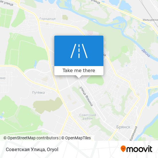 Советская Улица map
