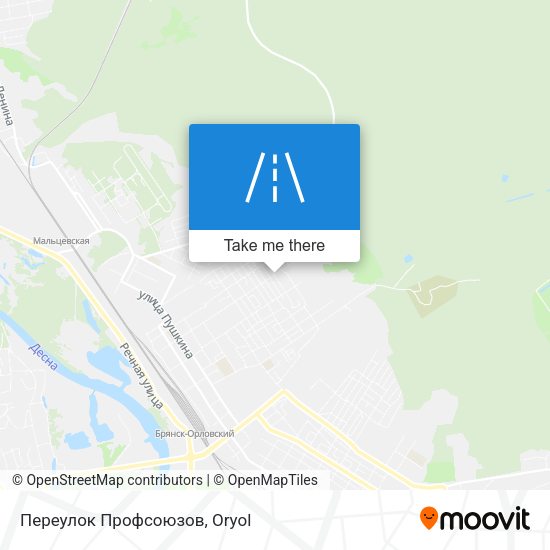 Переулок Профсоюзов map