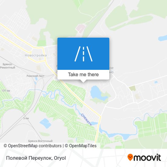Полевой Переулок map