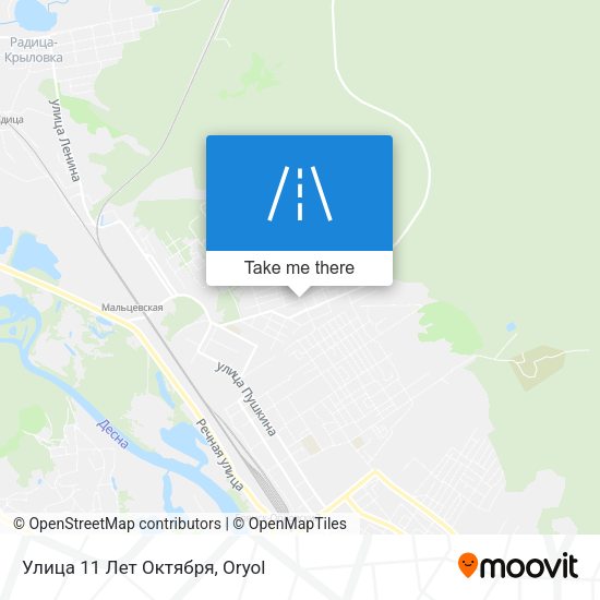 Улица 11 Лет Октября map