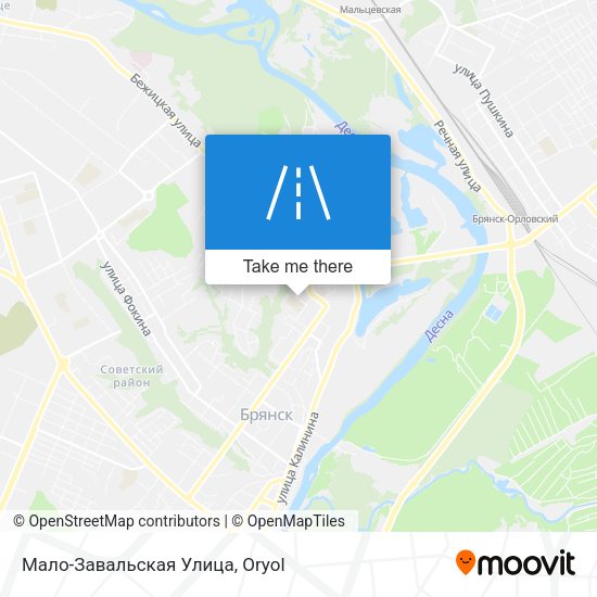 Мало-Завальская Улица map