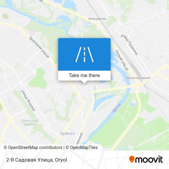 2-Я Садовая Улица map
