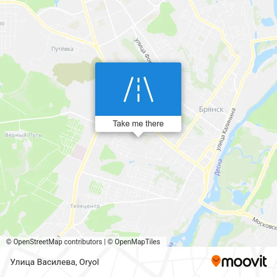 Улица Василева map