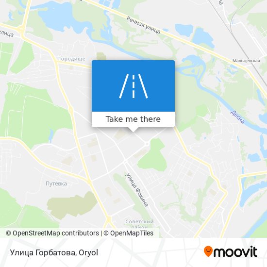 Улица Горбатова map