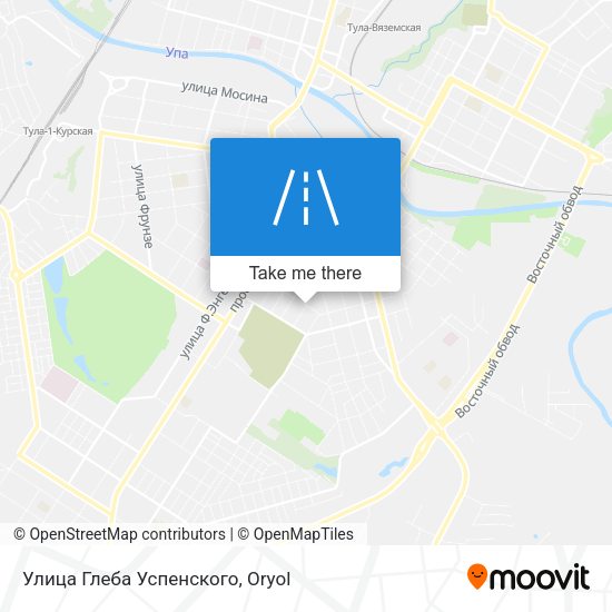 Улица Глеба Успенского map