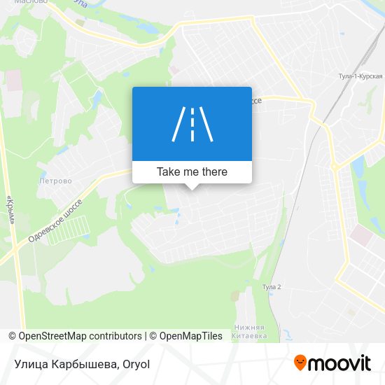 Улица Карбышева map
