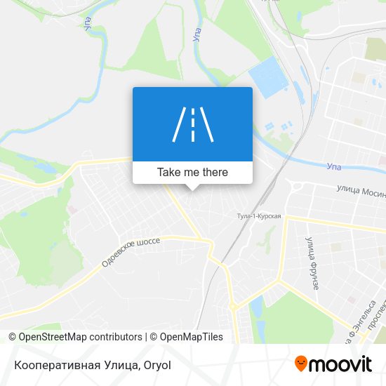 Кооперативная Улица map