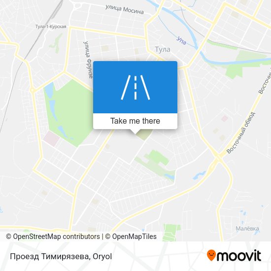 Проезд Тимирязева map