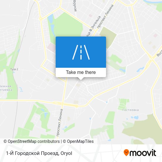 1-Й Городской Проезд map
