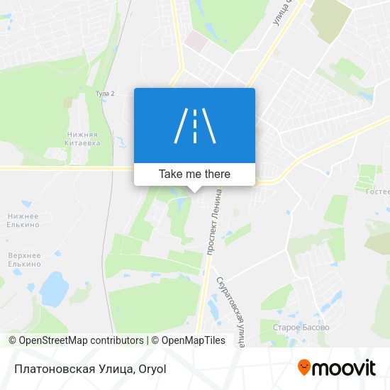 Платоновская Улица map