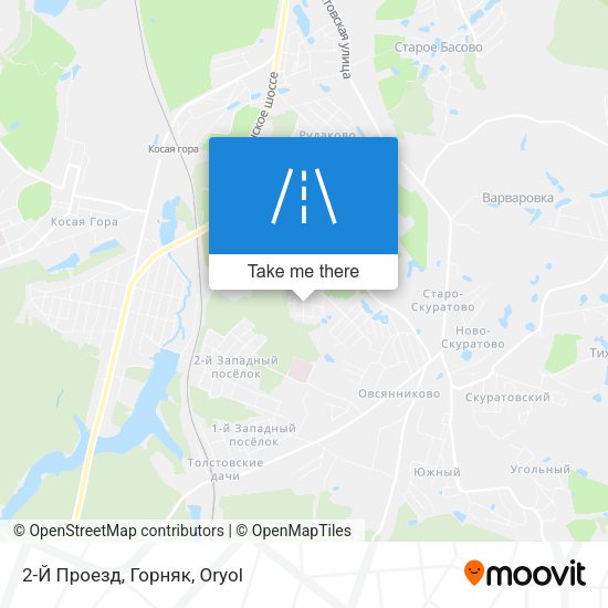 2-Й Проезд, Горняк map