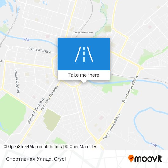 Спортивная Улица map