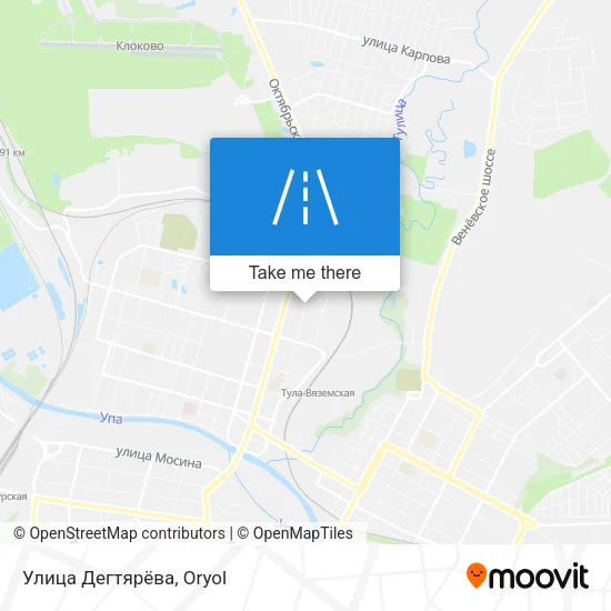 Улица Дегтярёва map