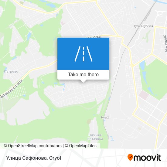 Улица Сафонова map