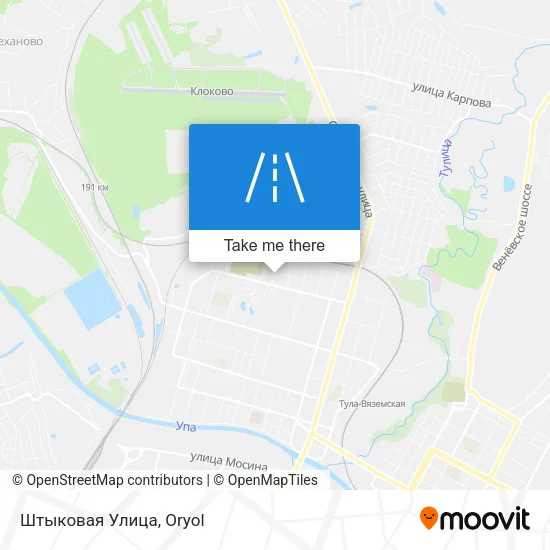 Штыковая Улица map