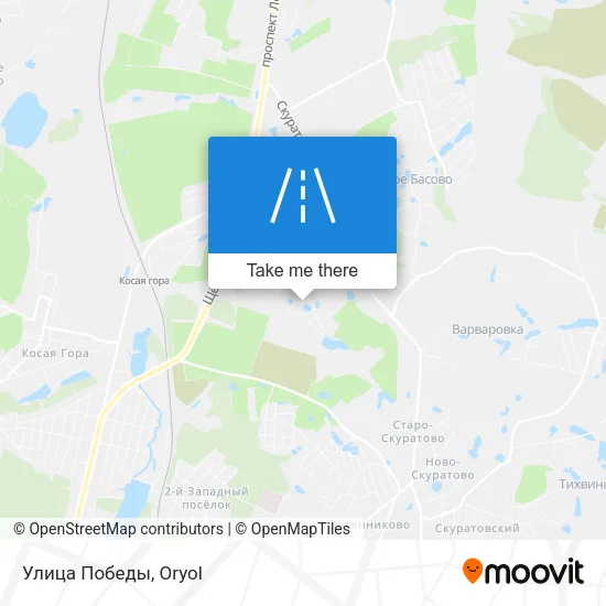 Улица Победы map