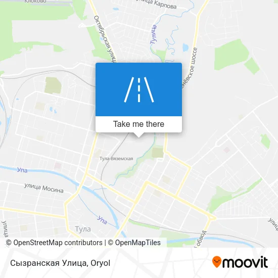 Сызранская Улица map