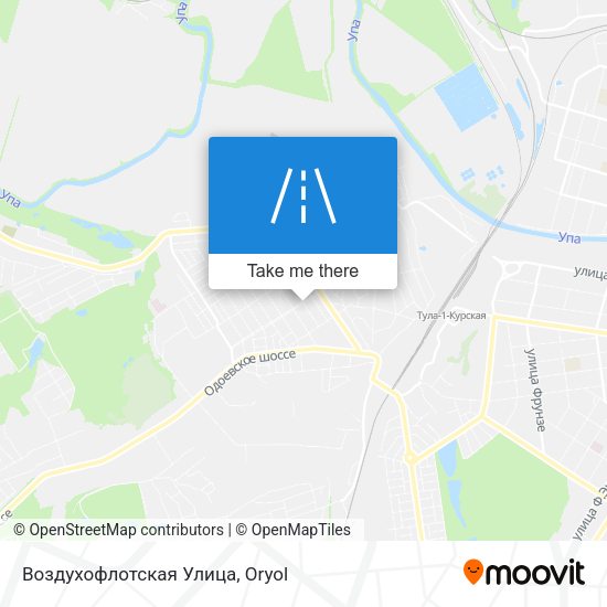 Воздухофлотская Улица map