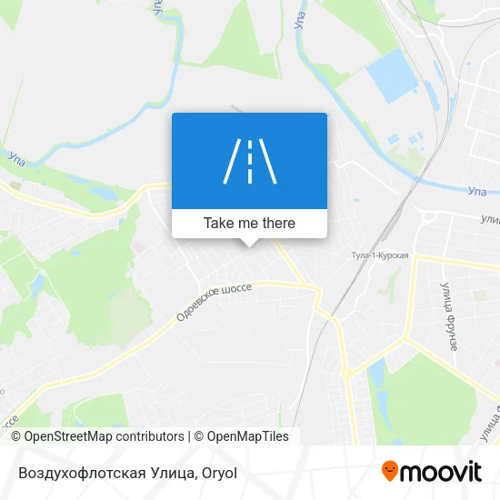 Воздухофлотская Улица map