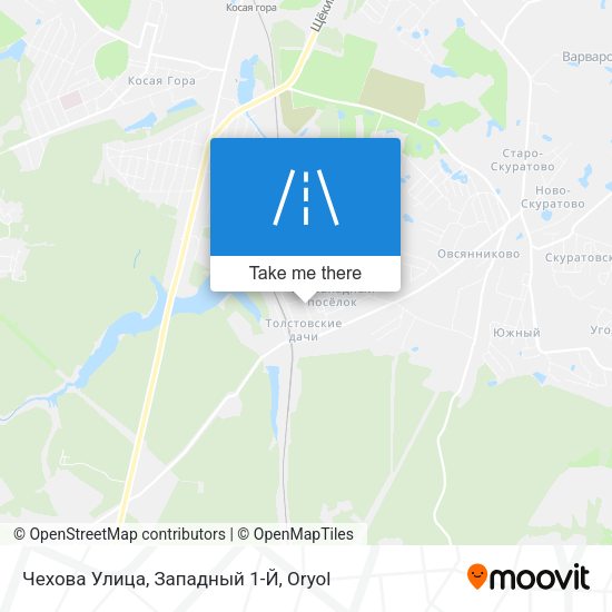 Чехова Улица, Западный 1-Й map