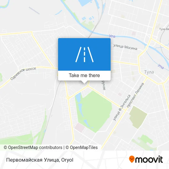 Первомайская Улица map