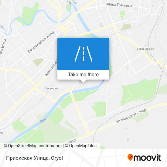 Приокская Улица map