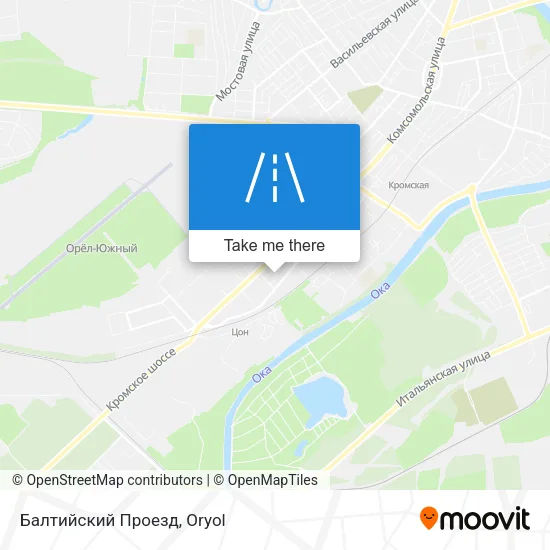 Балтийский Проезд map