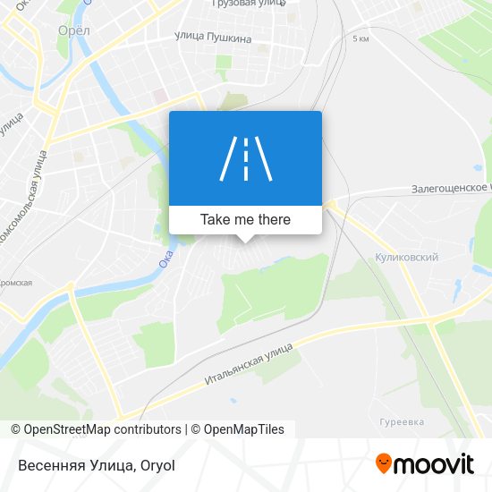 Весенняя Улица map