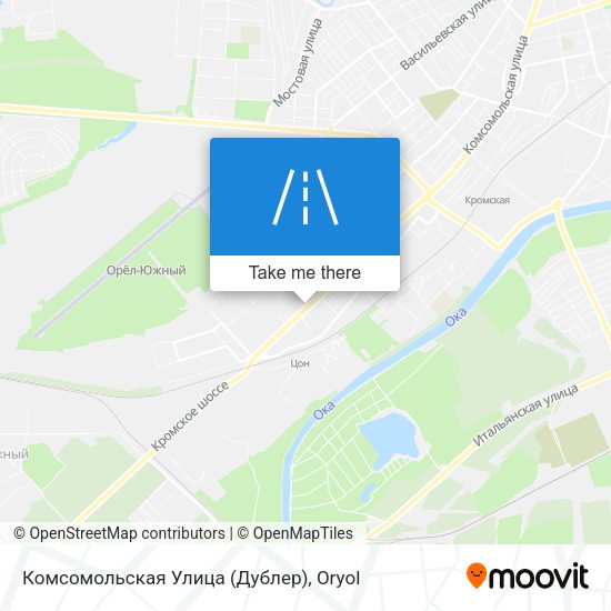 Комсомольская Улица (Дублер) map