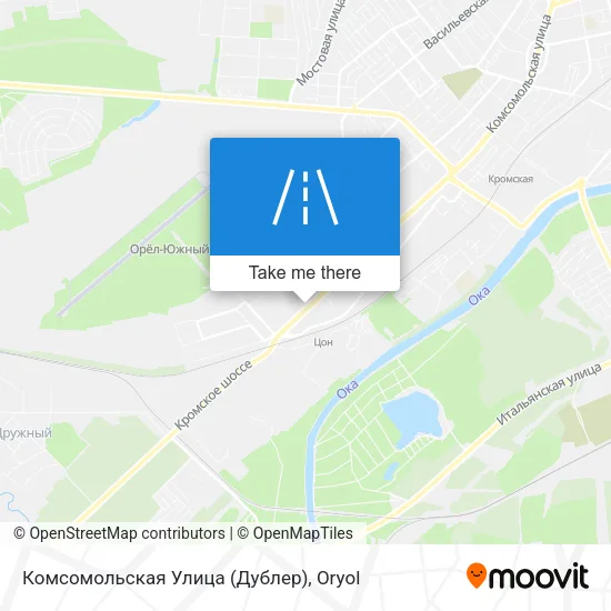 Комсомольская Улица (Дублер) map