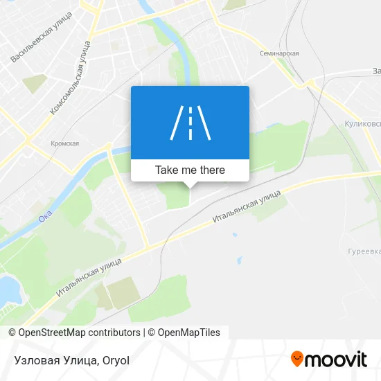 Узловая Улица map