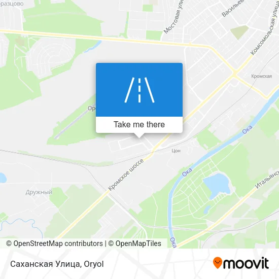 Саханская Улица map