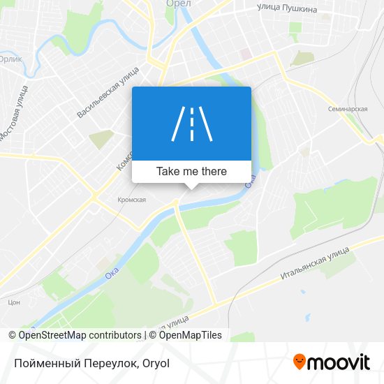 Пойменный Переулок map