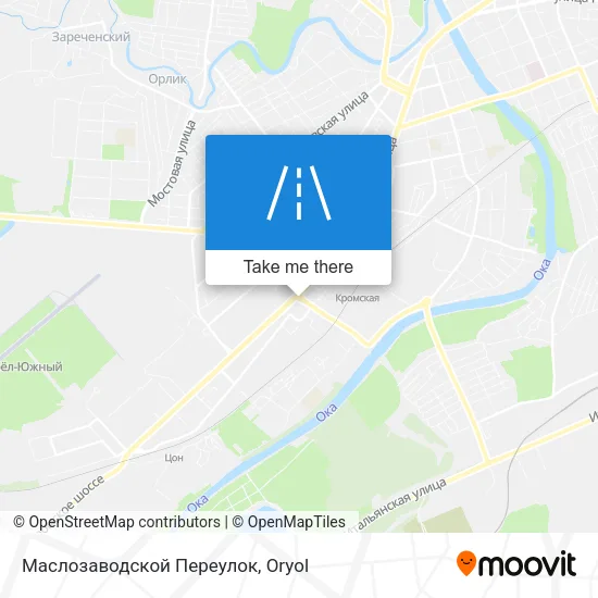 Маслозаводской Переулок map