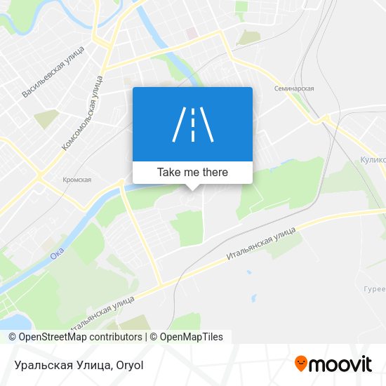 Уральская Улица map
