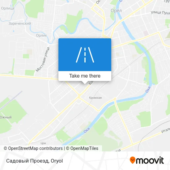 Садовый Проезд map