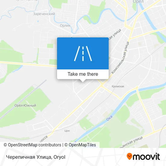Черепичная Улица map