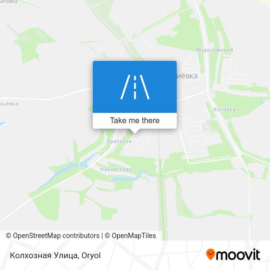 Колхозная Улица map