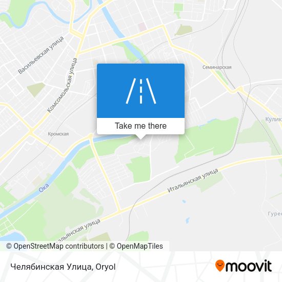 Челябинская Улица map