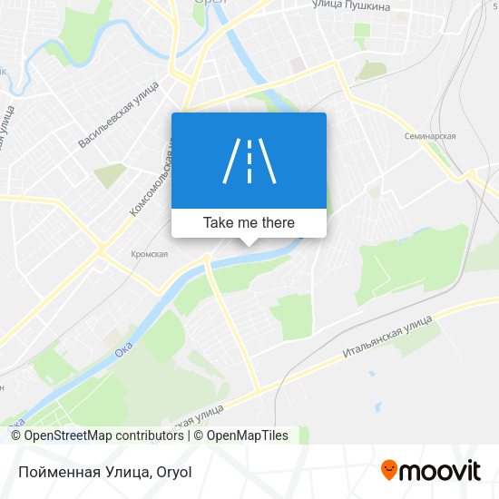 Пойменная Улица map