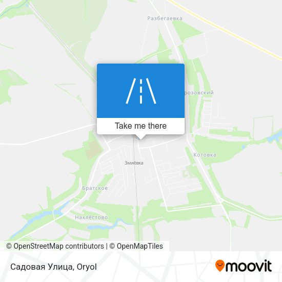Садовая Улица map