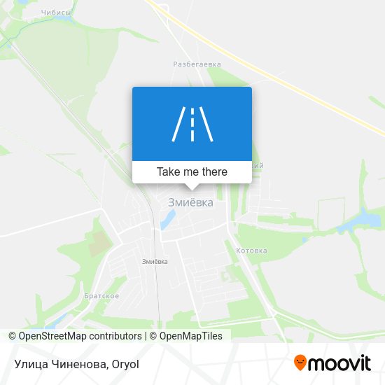Улица Чиненова map