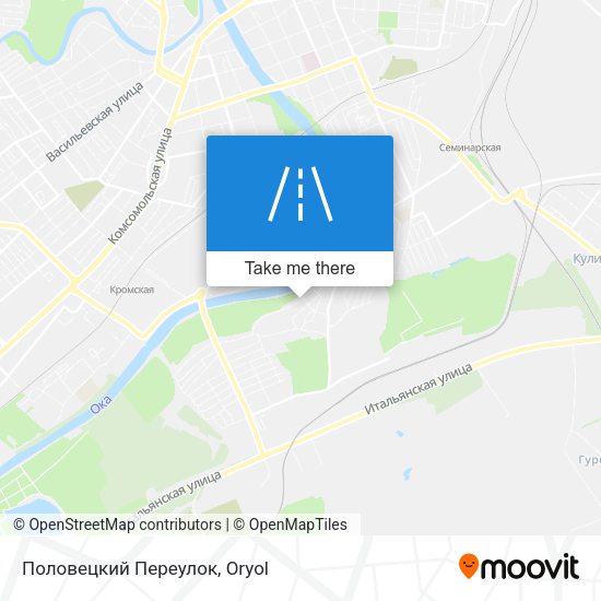 Половецкий Переулок map