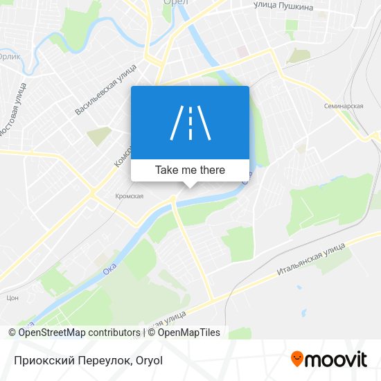 Приокский Переулок map