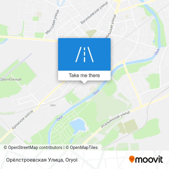 Орёлстроевская Улица map