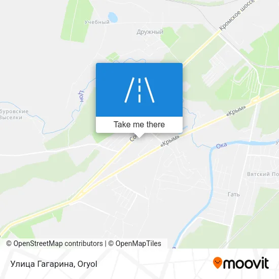 Улица Гагарина map
