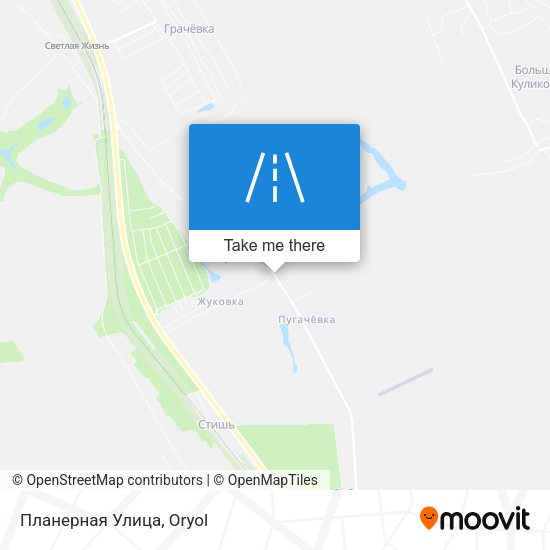 Планерная Улица map