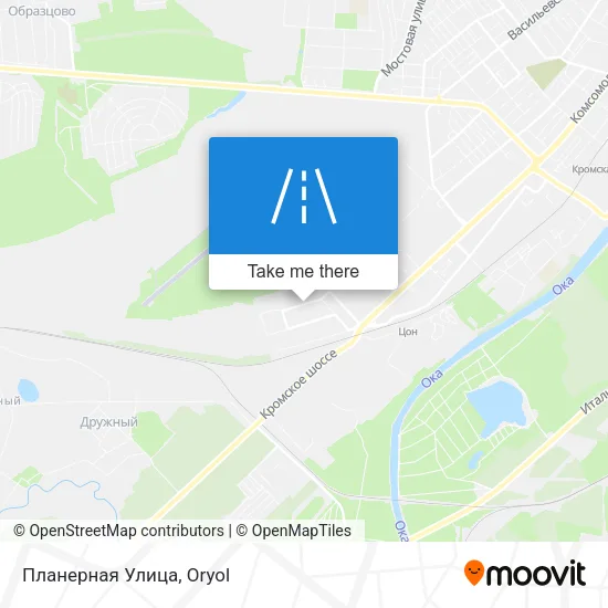 Планерная Улица map