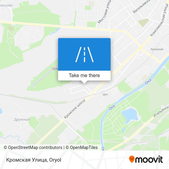 Кромская Улица map