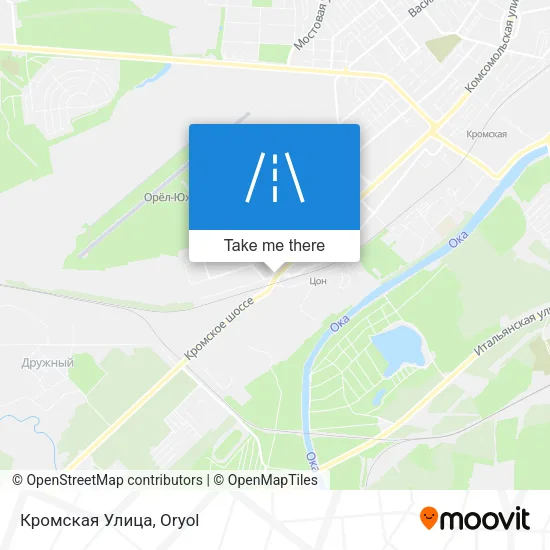 Кромская Улица map